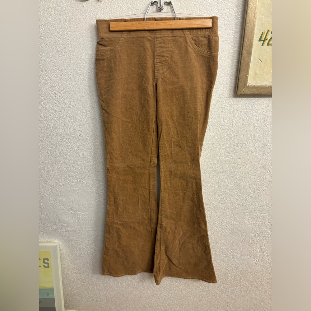 Corduroy flare leg jeggings